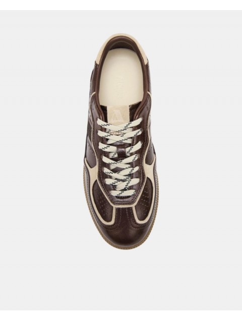 ALOHAS TB.490 Patent Brown Leather Sneakers Καφέ Δερμάτινα Sneakers