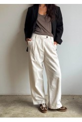 ALOHAS TB.490 Rife Cocoa & Off White Leather Sneakers Καφέ Λευκά Δερμάτινα Sneakers