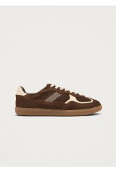 ALOHAS TB.490 Rife Cocoa & Off White Leather Sneakers Καφέ Λευκά Δερμάτινα Sneakers