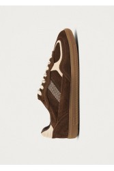 ALOHAS TB.490 Rife Cocoa & Off White Leather Sneakers Καφέ Λευκά Δερμάτινα Sneakers