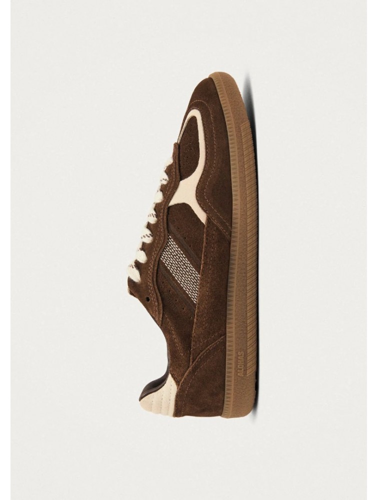 ALOHAS TB.490 Rife Cocoa & Off White Leather Sneakers Καφέ Λευκά Δερμάτινα Sneakers
