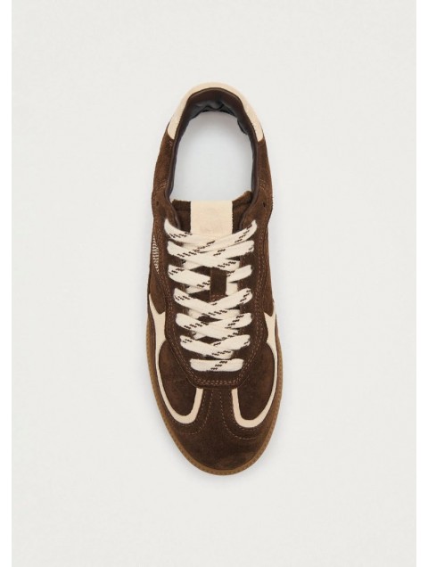 ALOHAS TB.490 Rife Cocoa & Off White Leather Sneakers Καφέ Λευκά Δερμάτινα Sneakers
