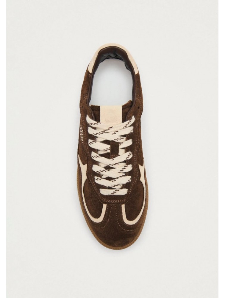 ALOHAS TB.490 Rife Cocoa & Off White Leather Sneakers Καφέ Λευκά Δερμάτινα Sneakers