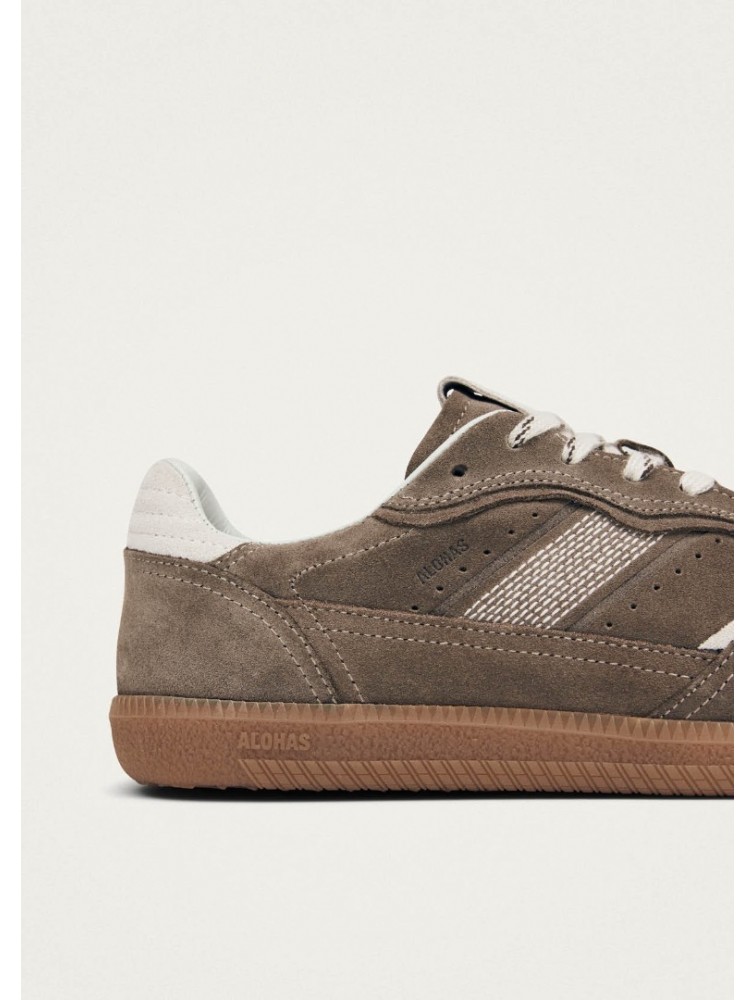 ALOHAS TB.490 Rife Taupe Leather Sneakers Δερμάτινα Sneakers στο Χρώμα του Πούρου