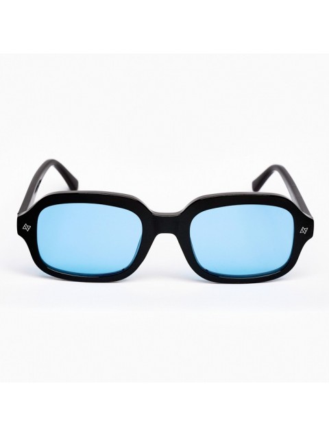 AV SUNGLASSES Ace Black Blue Μαύρα Γυαλιά Ηλίου με Μπλε Φακούς