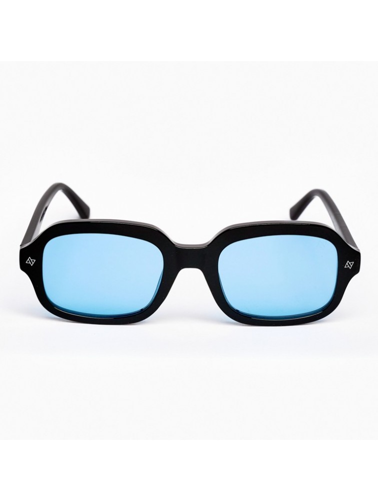 AV SUNGLASSES Ace Black Blue Μαύρα Γυαλιά Ηλίου με Μπλε Φακούς
