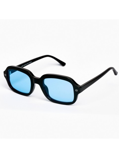 AV SUNGLASSES Ace Black Blue Μαύρα Γυαλιά Ηλίου με Μπλε Φακούς