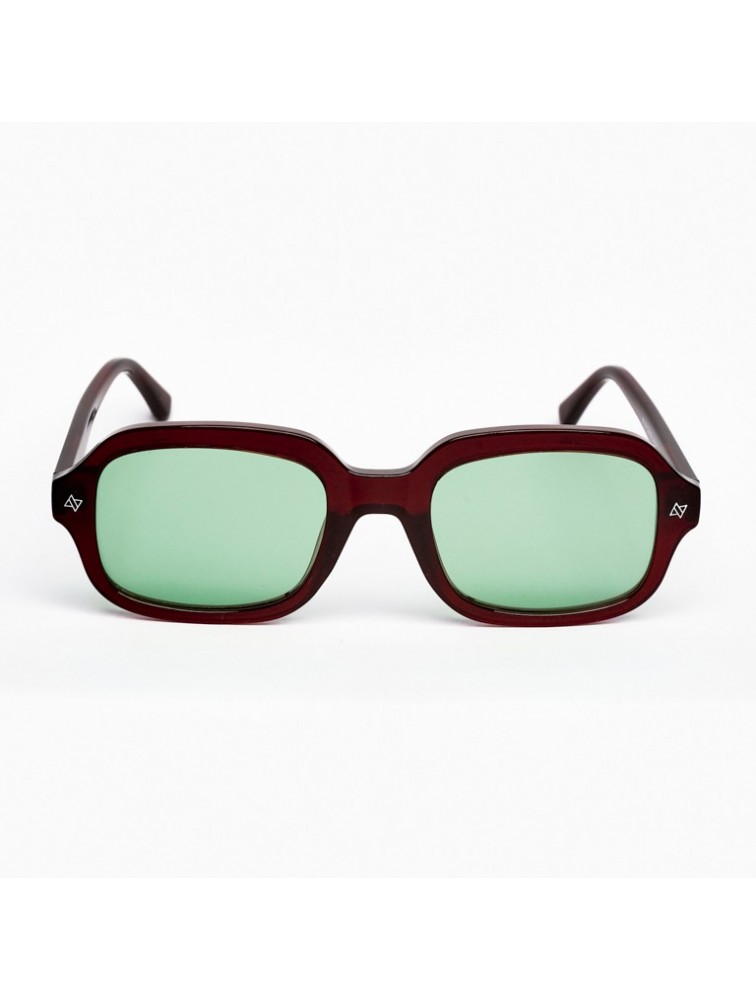 AV SUNGLASSES Ace Burgundy Green Βουργουνδί Γυαλιά Ηλίου με Πράσινους Φακούς