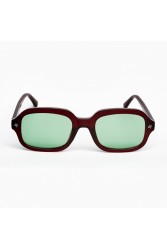 A\V SUNGLASSES Ace Μπορντώ Γυαλιά Ηλίου με πράσινους φακούς
