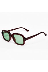 A\V SUNGLASSES Ace Μπορντώ Γυαλιά Ηλίου με πράσινους φακούς