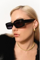 A\V SUNGLASSES Camille Μαύρα Γυαλιά Ηλίου