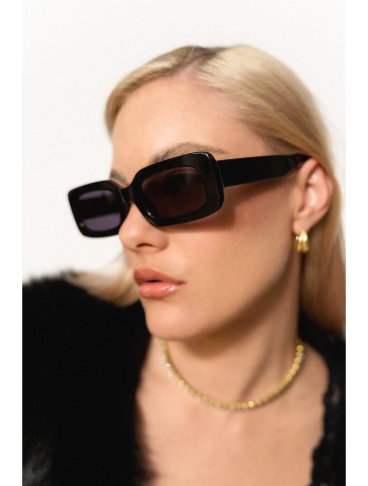 A\V SUNGLASSES Camille Μαύρα Γυαλιά Ηλίου