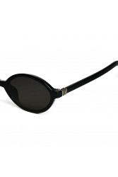 A\V SUNGLASSES Cassia Black Μαύρα γυαλιά ηλίου με μαύρους φακούς