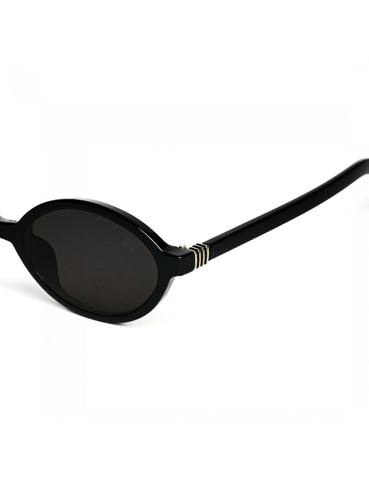 A\V SUNGLASSES Cassia Black Μαύρα γυαλιά ηλίου με μαύρους φακούς