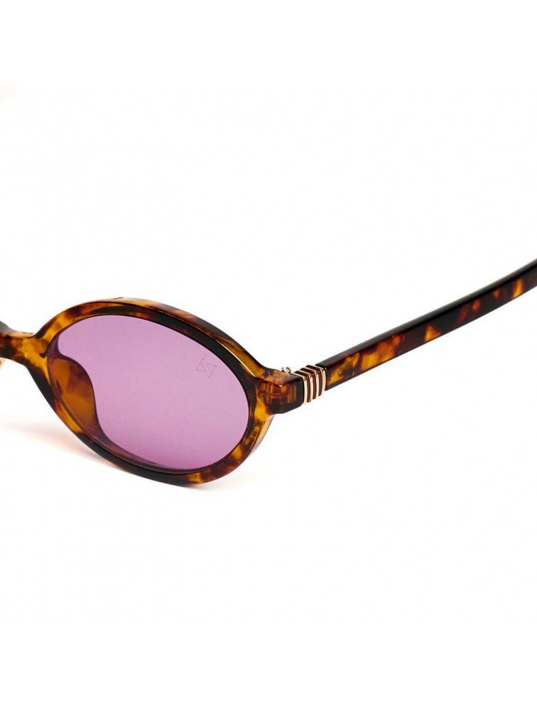 A\V SUNGLASSES Cassia Brown Pink Καφέ γυαλιά ηλίου με ροζ φακούς