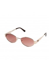 A\V SUNGLASSES Gigi Silver Χρυσά Γυαλιά Ηλίου με ροζ φακούς