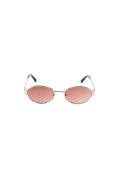 A\V SUNGLASSES Gigi Silver Χρυσά Γυαλιά Ηλίου με ροζ φακούς
