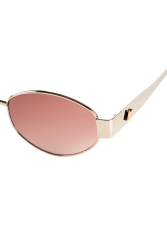A\V SUNGLASSES Gigi Silver Χρυσά Γυαλιά Ηλίου με ροζ φακούς