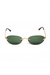 A\V SUNGLASSES Irina Gold Green Χρυσά γυαλιά ηλίου με πράσινους φακούς