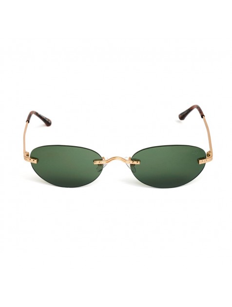 A\V SUNGLASSES Irina Gold Green Χρυσά γυαλιά ηλίου με πράσινους φακούς