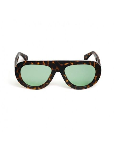 A\V SUNGLASSES Izabel Brown Green Καφέ γυαλιά ηλίου με πράσινους φακούς