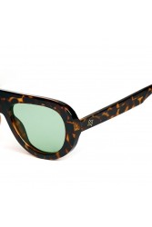 AV Sunglasses Isabel Brown Green Brown sunglasses with green lenses
