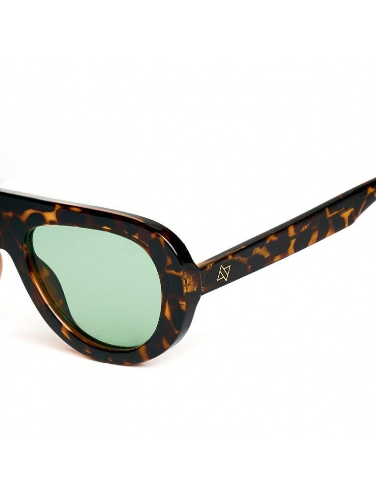 AV Sunglasses Isabel Brown Green Brown sunglasses with green lenses