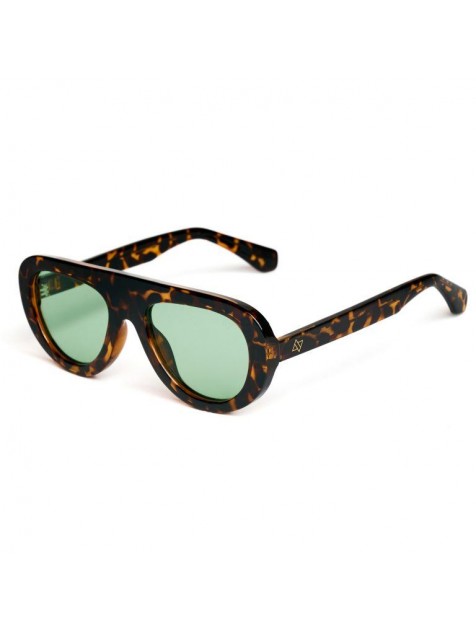 A\V SUNGLASSES Izabel Brown Green Καφέ γυαλιά ηλίου με πράσινους φακούς