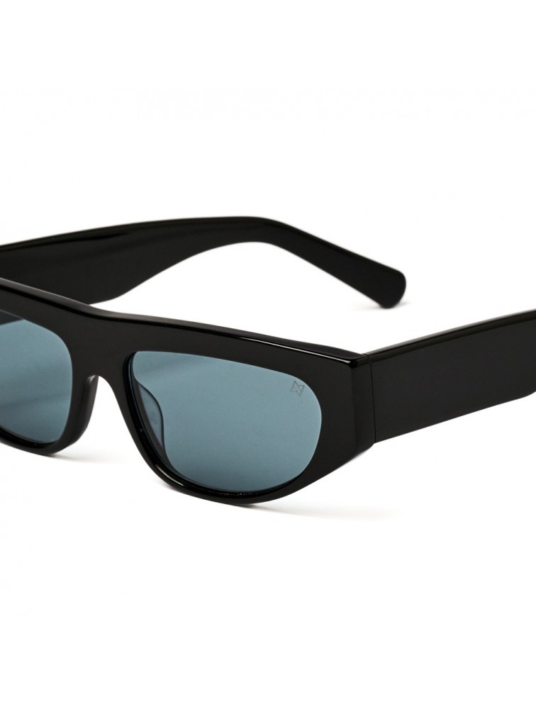 AV SUNGLASSES Juno Black Blue Μαύρα Γυαλιά Ηλίου με Μπλε Φακούς