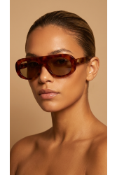 AV SUNGLASSES Lexi Honey Tortoiseshell Sunglasses