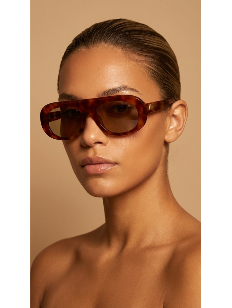 AV SUNGLASSES Lexi Honey Tortoiseshell Sunglasses