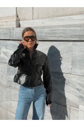 AV SUNGLASSES Lyra Black Orange Μαύρο Πορτοκαλί Γυαλιά Ηλίου