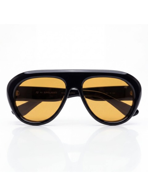 AV SUNGLASSES Lyra Black Orange Μαύρο Πορτοκαλί Γυαλιά Ηλίου