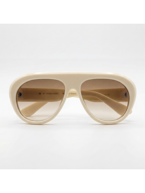 AV SUNGLASSES Lyra Ivory Εκρού Γυαλιά Ηλίου