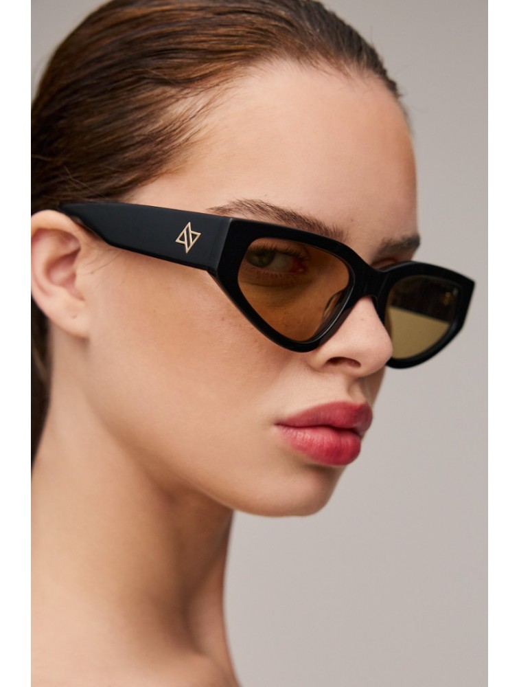 AV SUNGLASSES Melania Black Beige Μαύρα Μπεζ Γυαλιά Ηλίου