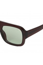 A\V SUNGLASSES Mila Μπορντώ Γυαλιά Ηλίου με πράσινους φακούς