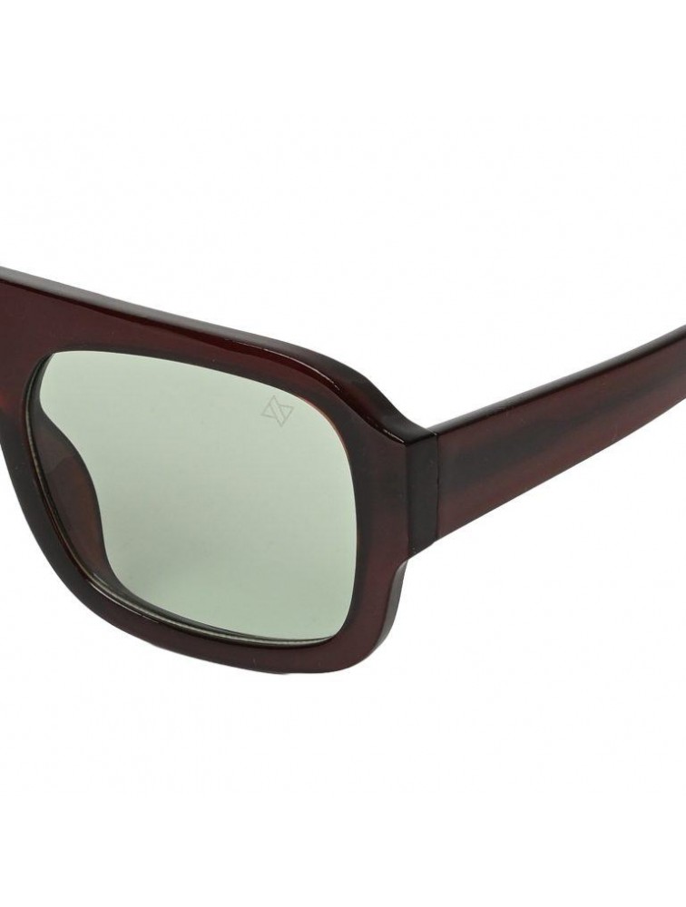 A\V SUNGLASSES Mila Μπορντώ Γυαλιά Ηλίου με πράσινους φακούς
