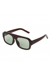 A\V SUNGLASSES Mila Μπορντώ Γυαλιά Ηλίου με πράσινους φακούς