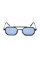 A\V SUNGLASSES Moda Matt Black/ Blue Μαύρα/Μπλε Γυαλιά Ηλίου