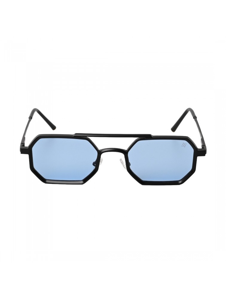A\V SUNGLASSES Moda Matt Black/ Blue Μαύρα/Μπλε Γυαλιά Ηλίου