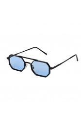A\V SUNGLASSES Moda Matt Black/ Blue Μαύρα/Μπλε Γυαλιά Ηλίου