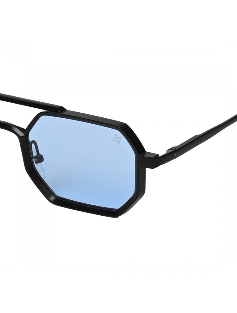 A\V SUNGLASSES Moda Matt Black/ Blue Μαύρα/Μπλε Γυαλιά Ηλίου