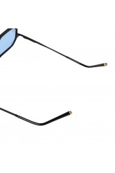 A\V SUNGLASSES Moda Matt Black/ Blue Μαύρα/Μπλε Γυαλιά Ηλίου