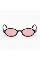 AV SUNGLASSES Odie Black Pink Black Sunglasses with Pink Lenses