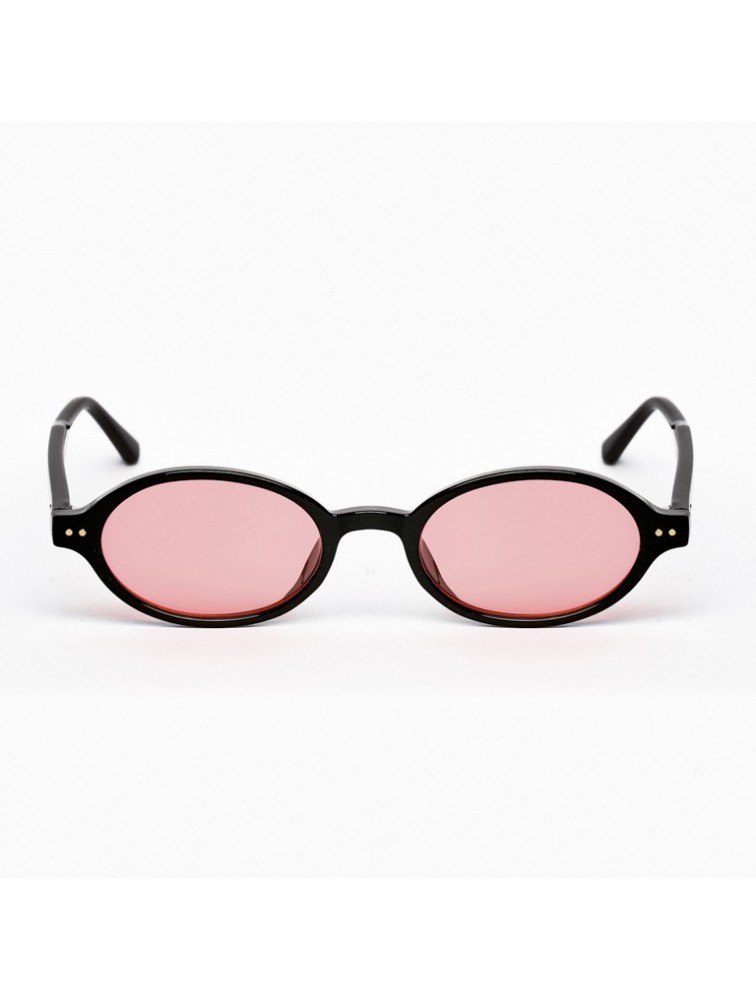 AV SUNGLASSES Odie Black Pink Black Sunglasses with Pink Lenses