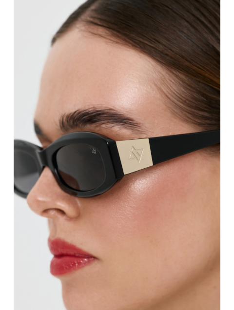 AV SUNGLASSES Orla Black Μαύρα Καφέ Γυαλιά Ηλίου