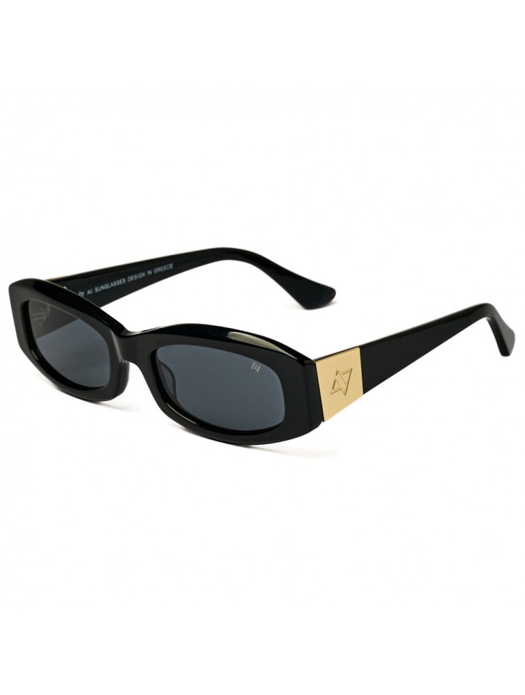 AV SUNGLASSES Orla Black Μαύρα Καφέ Γυαλιά Ηλίου