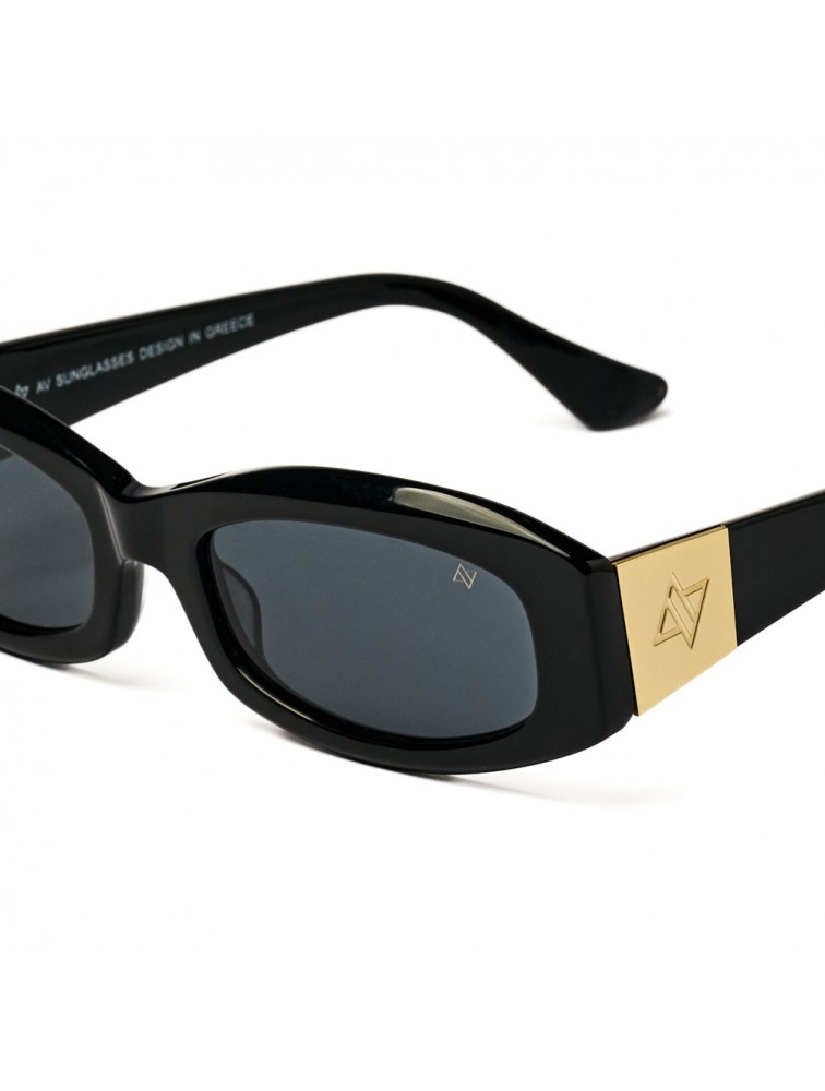 AV SUNGLASSES Orla Black Μαύρα Καφέ Γυαλιά Ηλίου