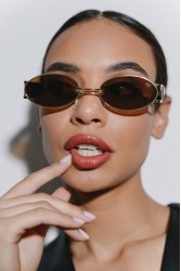 A\V SUNGLASSES Paloma Καφέ Γυαλιά Ηλίου