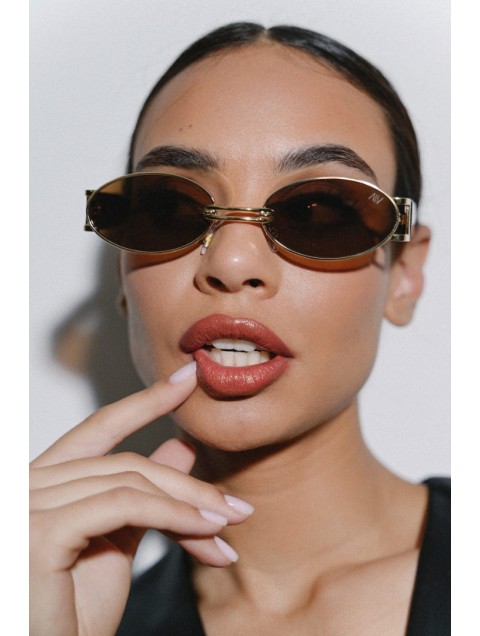 A\V SUNGLASSES Paloma Καφέ Γυαλιά Ηλίου